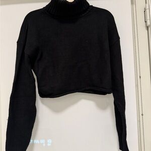 Garage Black Cowl Neck Sweater